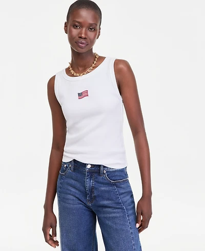 On 34th Women's American Flag Tank Top, Macy's Exclusive