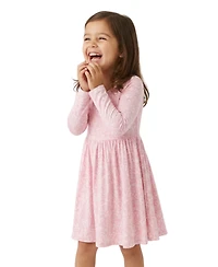 Motette Girls Petite Fleur Bamboo Twirl Dress