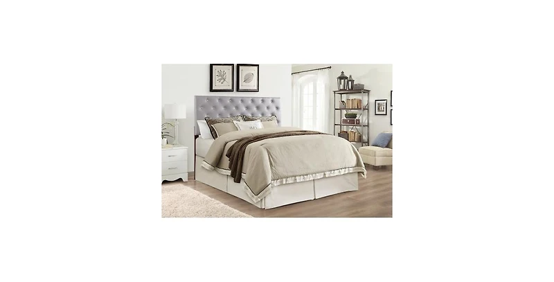 Flynama Casual Light Upholstered King Size Headboard Adjustable Height 41 to 53 inch