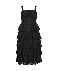 City Chic Women's Plus Daniela Ruffle Tier Dress