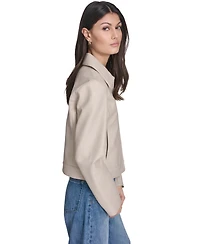 Levi's Women's Faux Leather Laydown Collar Jacket
