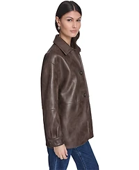Levi's Women's Relaxed Fit Faux Leather Jacket