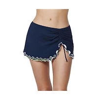 Profile by Gottex Women's Palmita Side Slit Skirt Swim Bottom