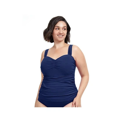 Profile by Gottex Women's Plus Tutti Frutti Sweetheart Underwire Tankini Top