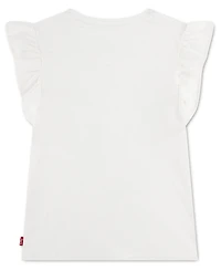 Levi's Girls' 7-16 Coastal Flutter Sleeve Graphic T-Shirt
