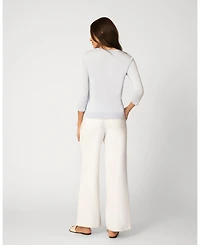 Cable & Gauge Women's Sun Stitch Button Cardigan