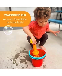 Haba Toddler Bath Toys: Bubble Bath Whisk for Sensory Play, Bubble Maker for Bathtub and Fun Beach and Water Toys for Toddlers