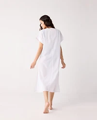 Reistor Women's V-neck Beach Cover-up Dress Stripes