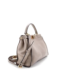 Pre-Owned Fendi Regular Peekaboo Bag Leather with Plexiglass Detail