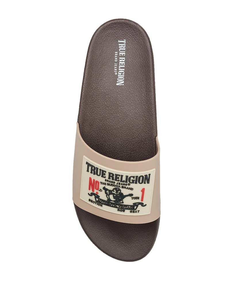 True Religion Men's Kendrick Logo Slide