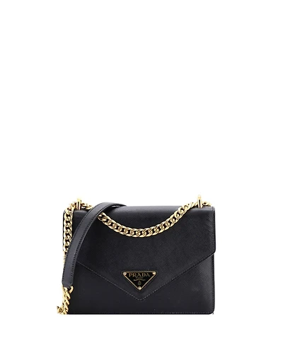 Pre-Owned Prada Small Envelope Flap Chain Shoulder bag Saffiano Leather