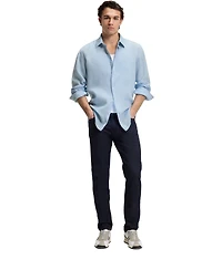Boss By Hugo Men's Linen Regular-Fit Dress Shirt