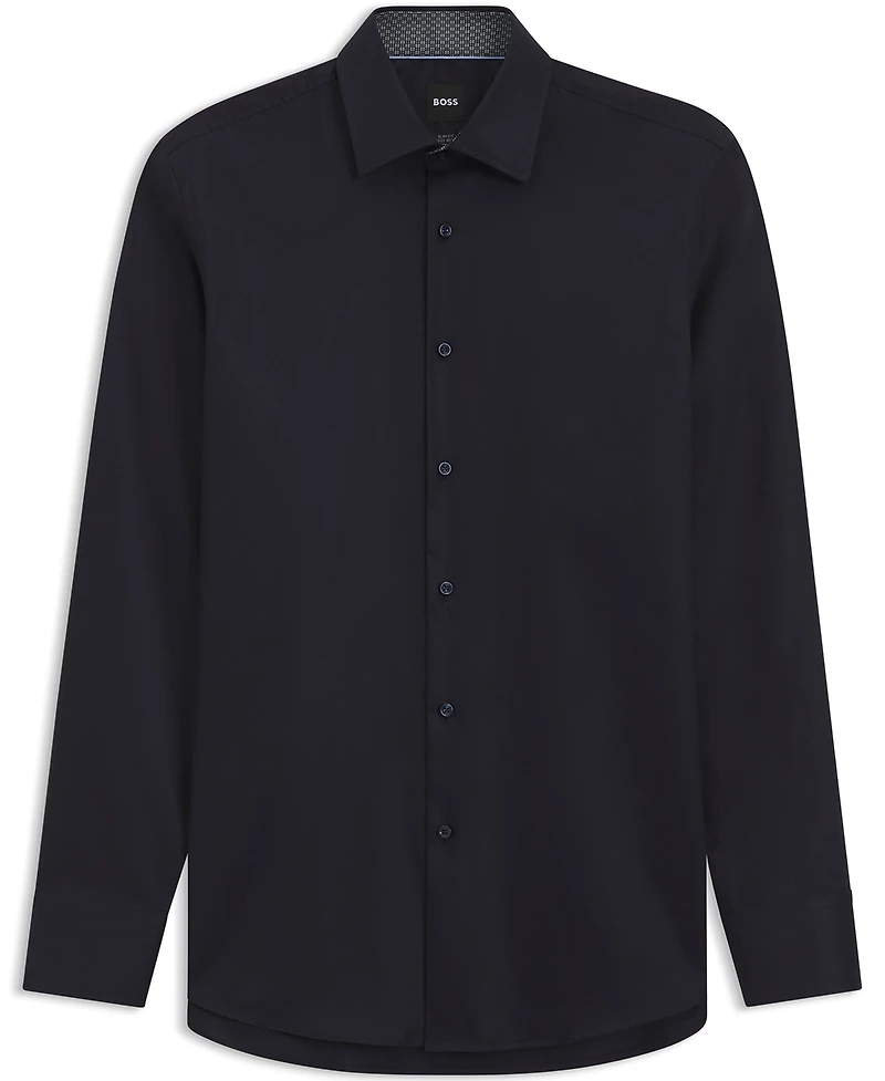 Boss By Hugo Men's Easy-Iron Cotton Poplin Slim-Fit Dress Shirt