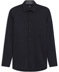 Boss By Hugo Men's Easy-Iron Cotton Poplin Slim-Fit Dress Shirt