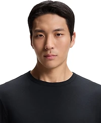 Boss By Hugo Men's Cotton Linen Regular-Fit T-Shirt