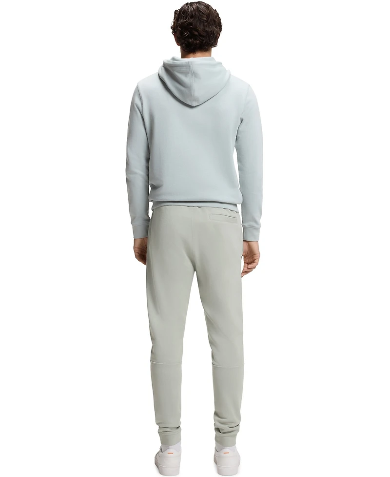 Boss By Hugo Men's Cotton-Terry Logo Patch Tracksuit Bottoms