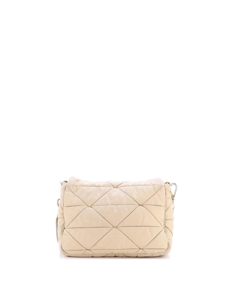 Pre-Owned Prada Padded Flap Shoulder Bag Quilted Tessuto