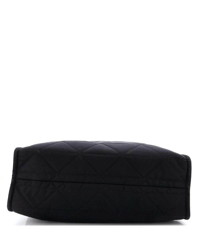 Pre-Owned Prada Large Open Shopping Tote Quilted Re-Nylon