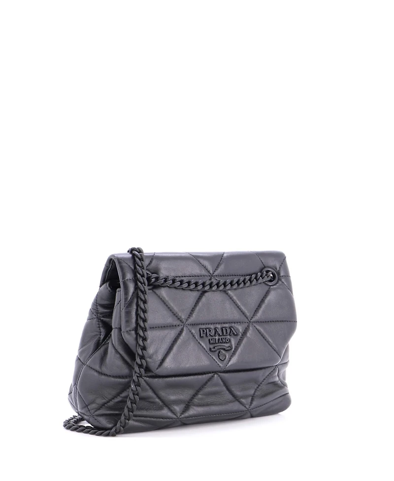 Pre-Owned Prada Spectrum Flap Bag Quilted Nappa Leather