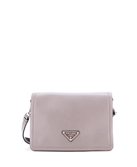 Pre-Owned Prada Small Flap Messenger Glace Calf