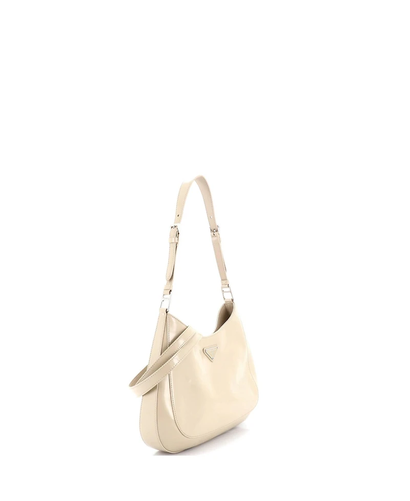 Pre-Owned Prada Large Cleo Shoulder Bag Spazzolato Leather