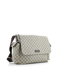 Pre-Owned Gucci Diaper Bag Gg Coated Canvas