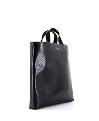 Pre-Owned Prada Medium Vertical Shopper Tote Diamond Embossed Spazzolato Leather