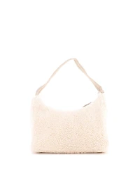 Pre-Owned Prada Mini Re-Edition 2000 Hobo Shearling