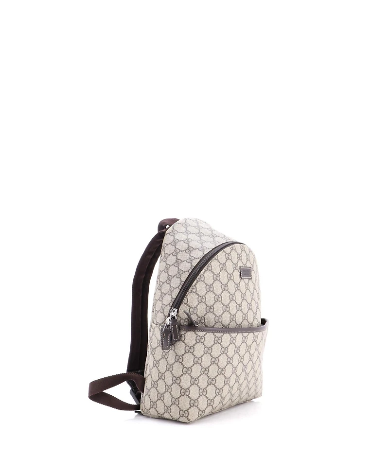 Pre-Owned Gucci Small Front Pocket Backpack Gg Coated Canvas