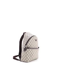 Pre-Owned Gucci Small Front Pocket Backpack Gg Coated Canvas