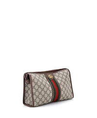 Pre-Owned Gucci Large Ophidia Toiletry Pouch Gg Coated Canvas