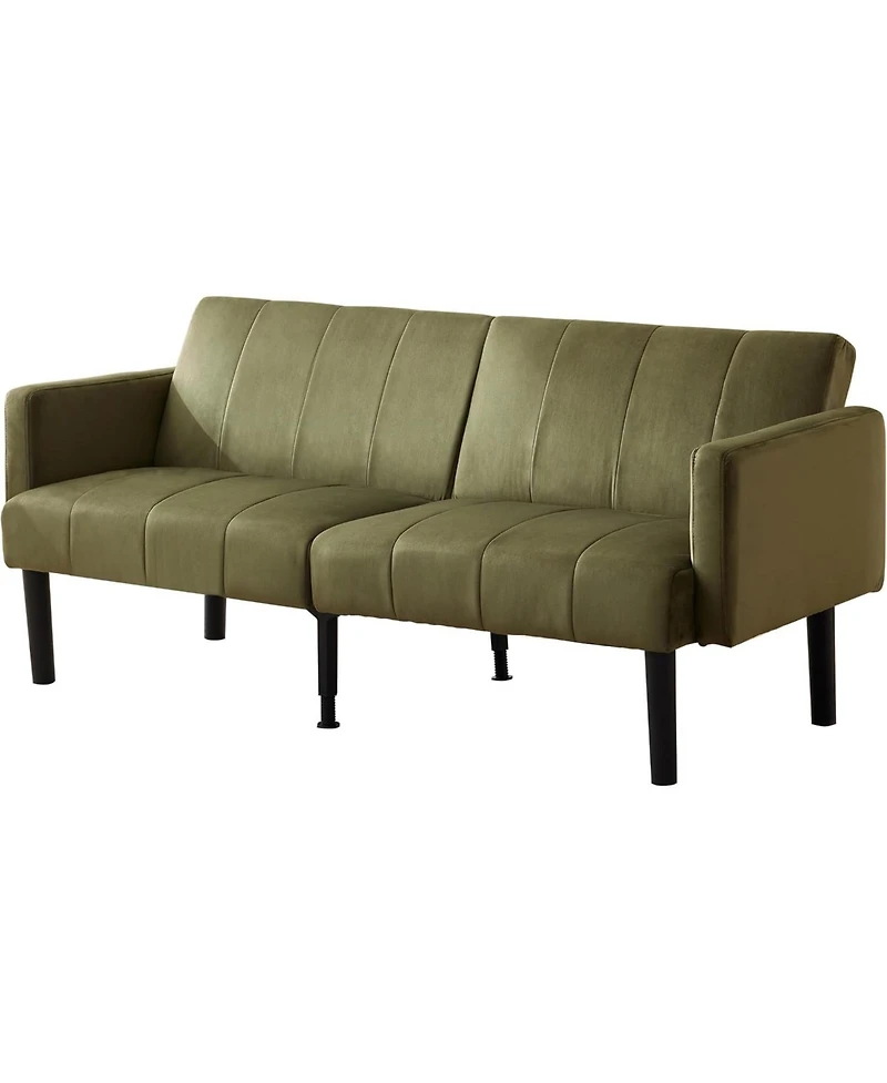 gaomon 75.5" Linen Flannel Double Sofa Bed