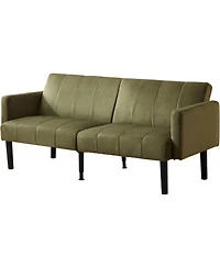 gaomon 75.5" Linen Flannel Double Sofa Bed