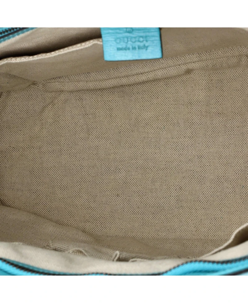 Pre-Owned Gucci Medium Bright Bit Convertible Tote Leather