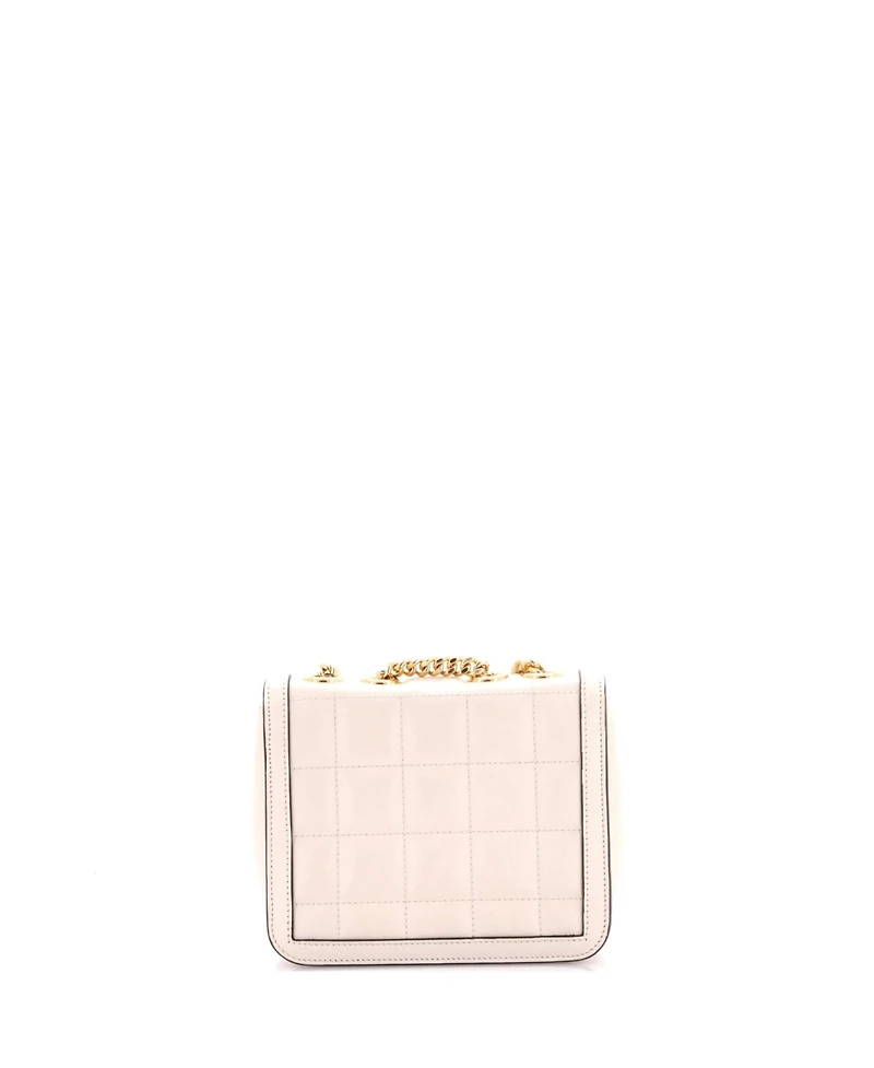 Pre-Owned Gucci Mini Deco Chain Flap Bag Mixed Matelasse Leather