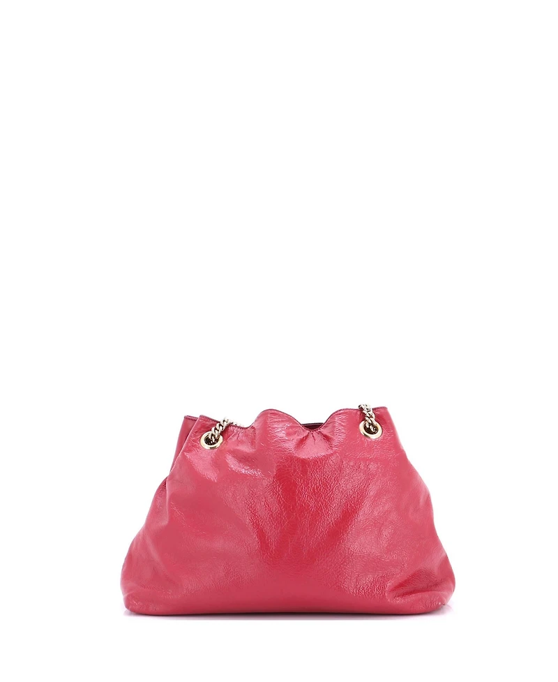 Pre-Owned Gucci Medium Soho Chain Strap Shoulder Bag Patent