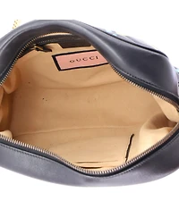 Pre-Owned Gucci Medium Gg Marmont Shoulder Bag GucciGhost Matelasse Leather