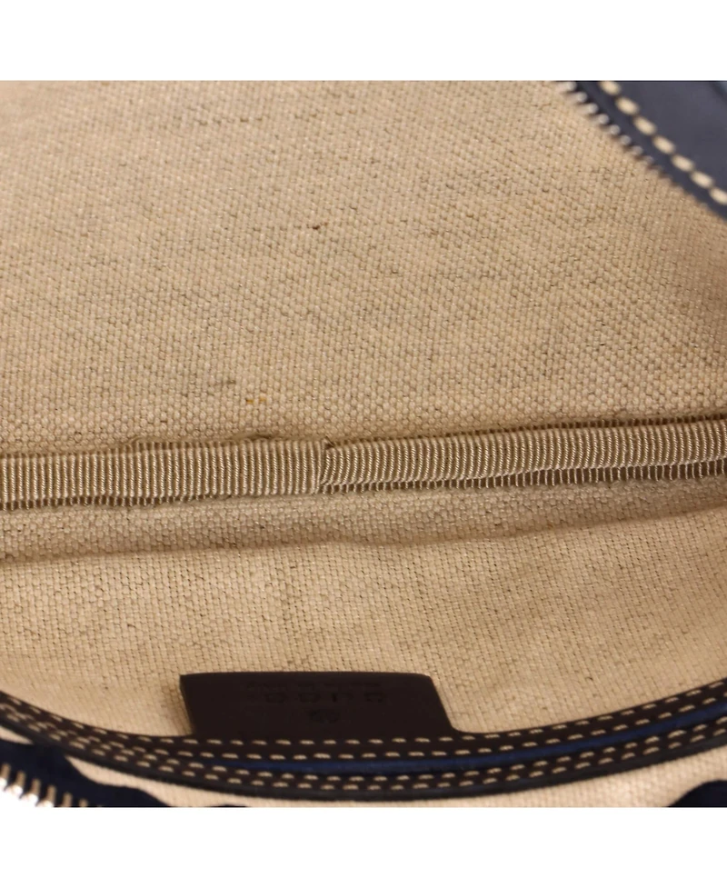 Pre-Owned Gucci Small Belt Bag Gg Coated Canvas with Leather