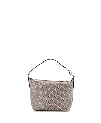 Pre-Owned Gucci Super Mini Ophidia Zip Shoulder Bag Gg Shadow Coated Canvas
