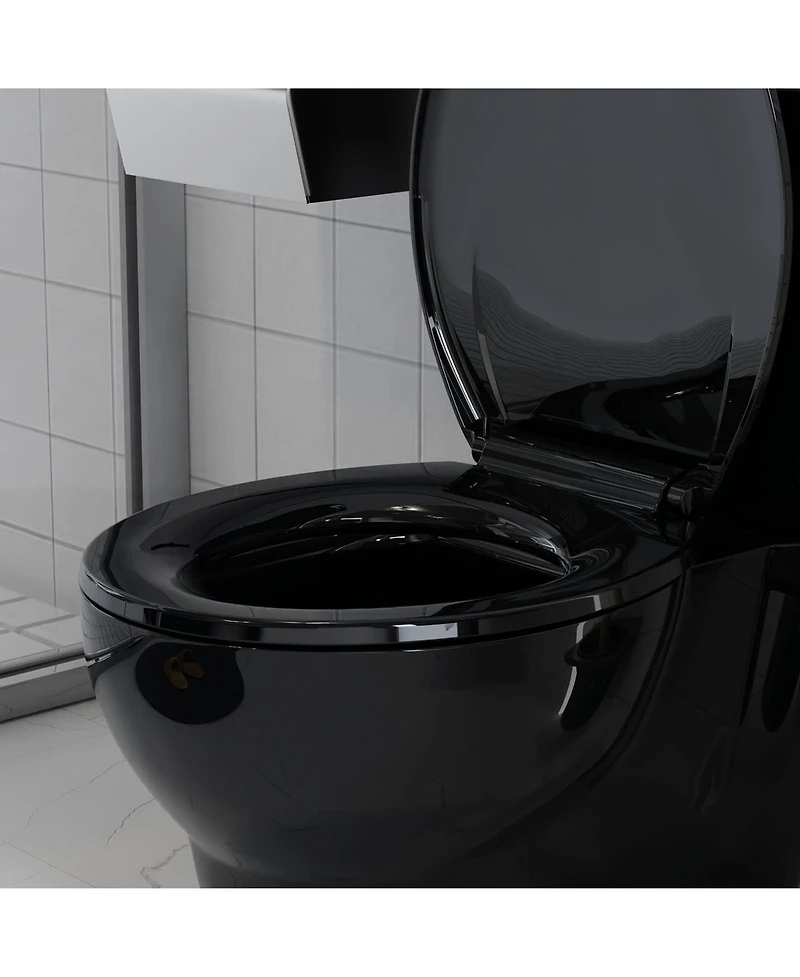 gaomon Toilet Seat, Round Toilet Seat with Slow Close, Easy Clean, Easy Installation & Release