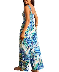 Cupshe Women's Rising Tide Tropical Jumpsuit