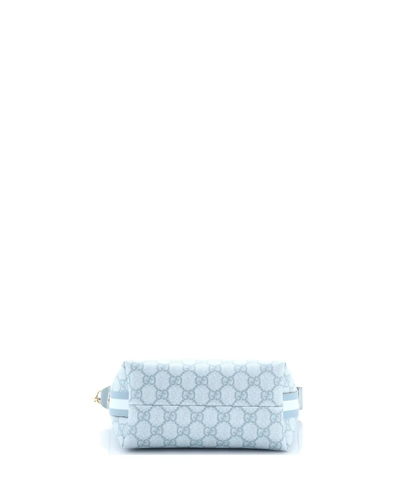 Pre-Owned Gucci Super Mini Ophidia Zip Shoulder Bag Gg Coated Canvas