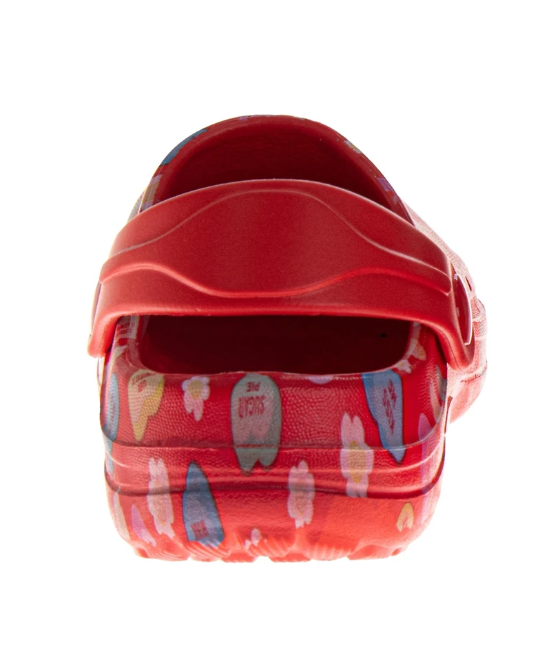 SweetHearts Little Girls Conversation Hearts Clogs