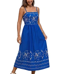 Cupshe Women's Groundbreaking Floral Midi Beach Dress