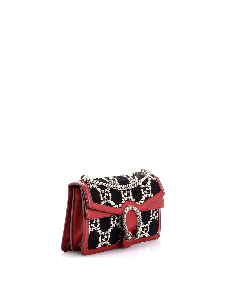 Pre-Owned Gucci Small Dionysus Bag Gg Tweed