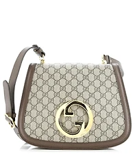 Pre-Owned Gucci Medium Blondie Nm Flap Shoulder Bag Leather