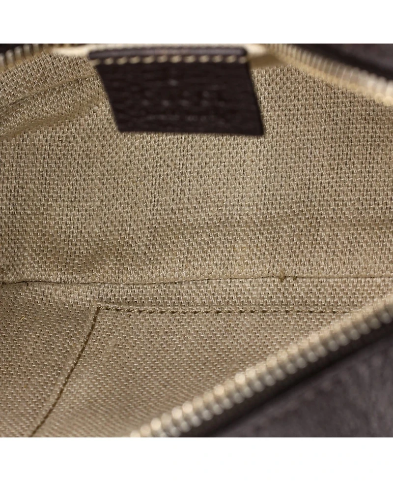 Pre-Owned Gucci Bee Web Camera Bag Gg Canvas