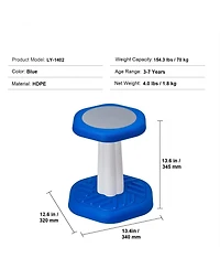 Gouun Kids Wobble Chair with Cushion Active Flexible Seating Stool for Ages 3 to 7