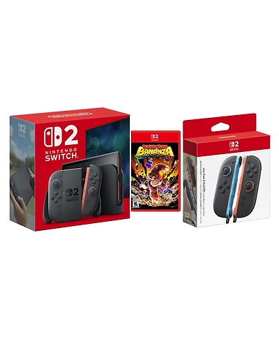 Nintendo Switch 2 Console with Donkey Kong Bananza and Extra Joy-Cons Bundle