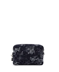 Pre-Owned Gucci Convertible Crossbody Bag Camouflage Gg Denim
